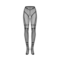 Ciorapi - Obsessive Dresuri Plasa Negre S123 Small-Large Seductie Striata Senzuala