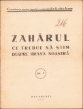 HST A932 Broșură 1936 Comisiune pentru sporirea consumului de zahăr la sate