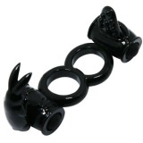 BAILE - SWEET RING DOUBLE RING WITH DOUBLE RABBIT, BAILE FOR HIM