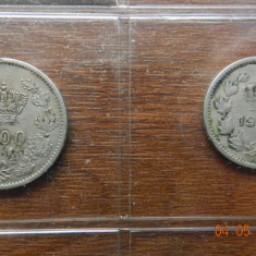 Set 20 bani (mai rar) si 10 bani 1900 Carol I