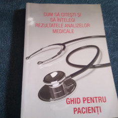 CUM SA CITESTI SI SA INTELEGI REZULTATELE ANALIZELOR MEDICALE