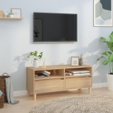vidaXL Comodă TV, stejar sonoma, 100x34,5x44,5 cm, lemn prelucrat