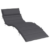 Cumpara ieftin Perna de sezlong, antracit, 180x60x4 cm, textil Oxford