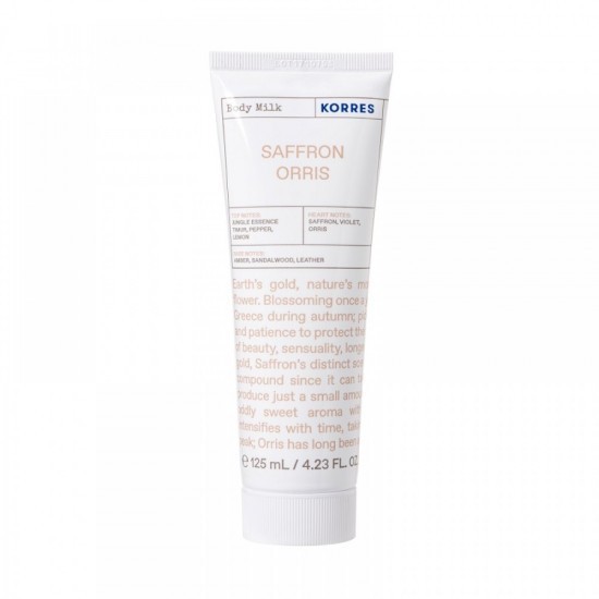 KORRES Lapte de corp cu șofran și iris 125 ml