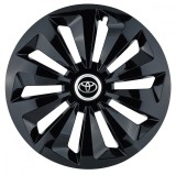 Cumpara ieftin Set 4 capace roti pentru Toyota, model Fox Black, R16