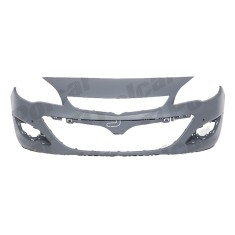 Bara fata Opel Astra J 2012-, Grunduita, cu 4 gauri pentru senzori parcare si PDC, 1401038