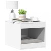 VidaXL Cutie litieră pisici alb 47x59x42 cm lemn prelucrat