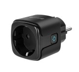 Priza Smart WiFi Kruger&amp;Matz P4 Tuya, Monitorizare Energie, Control Vocal, 16A, Compatibila Alexa/Google Assistant, Alb