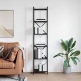 vidaXL Bibliotecă Stejar negru 40 x 30 x 188 cm Lemn compozit