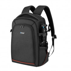 Rucsac impermeabil PU5015B PULUZ pentru camera video sport si accesorii Negru foto