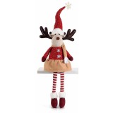 Figurina Ren Fetita textil multicolor 20x15x72 cm