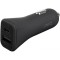 Incarcator Auto USB UNIQ Votra Duo, Power Delivery (18W) + USB (12W), 1 X USB - 1 X USB Tip-C, Gri