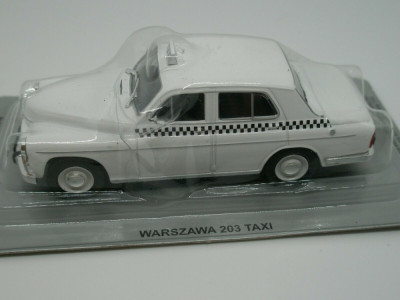 Macheta WARSZAWA 203 TAXI - Masini de Legenda Polonia scara 1:43 foto