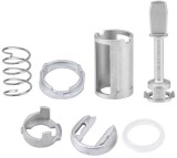 Kit Reparatie Incuietoare Yala Usa Fata Auto, Techstar, Compatibil VW Passat, Seat Toledo, Leon, Arosa, Lupo &ndash; Cod OE 3B0837167 / 3B0837168, Metal