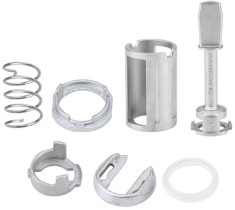 Kit Reparatie Incuietoare Yala Usa Fata Auto, Techstar, Compatibil VW Passat, Seat Toledo, Leon, Arosa, Lupo &ndash; Cod OE 3B0837167 / 3B0837168, Metal