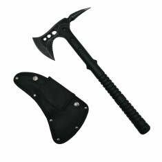 Topor Survivor DEPOX&reg;, Sting Fall, otel inoxidabil, negru, 39 cm, teaca inclusa