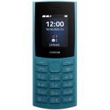 Telefon mobil Nokia 105 (2023), Dual SIM, 4G, Ocean Blue