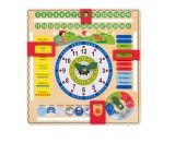 Joc educativ pentru copii, sa invatam ceasul, anotimpurile si ordinea zilelor, 30.5 x 30.5 cm