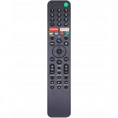 Telecomanda pentru Sony Smart TV RMF-TX500U, x-remote, Functia Vocala, Netflix, Google Pay, Negru