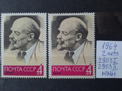 1964-Rusia-LENIN-2 seturi-MNH-Perfect foto