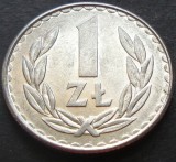 Cumpara ieftin Moneda 1 ZLOT - RP POLONA / POLONIA COMUNISTA, anul 1987 *cod 2243, Europa, Aluminiu