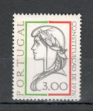 Portugalia.1976 Noua Constitutie SP.29, Nestampilat