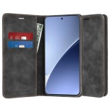 Husa piele Xiaomi 15 Pro Asteroid GSM Confy Cover, negru
