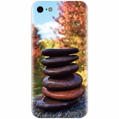Husa silicon pentru Apple Iphone 5c, Stacking Stones foto