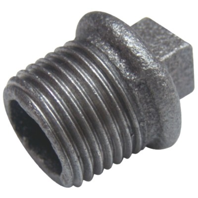 Dop negru pentru gaze, filet exterior, 1&amp;quot; foto