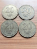 Moneda Romania 20 lei 1991,1992,1993,1995