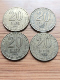 Moneda Romania 20 lei 1991,1992,1993,1995