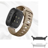 Curea din silicon compatibila cu Samsung Galaxy Watch8 Classic 46mm, Chocolate Brown
