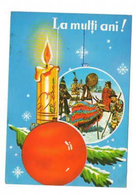 CPIB 19453 FELICITARE DE ANUL NOU - LUMANARE, URATORI foto