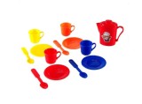 Set de joaca servire desert, 13 piese, Plastic, Multicolor, Oem