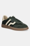 Gant sneakers din piele &icirc;ntoarsă Cuzmo culoarea verde, 31633011