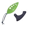Tocator manual pentru ierburi Cyrax, instrument de curatat frunze, tocator, margini ascutie, 9 gauri de diferite dimensiuni, multifunctional, material