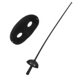 Set Sabie și Mască Carnaval, Zoro, Negru, Dimensiune 29x25 cm