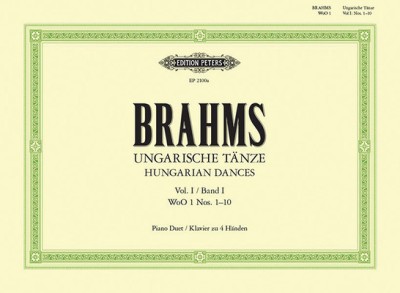 Hungarian Dances Woo 1 for Piano Duet: Nos. 1-10 foto