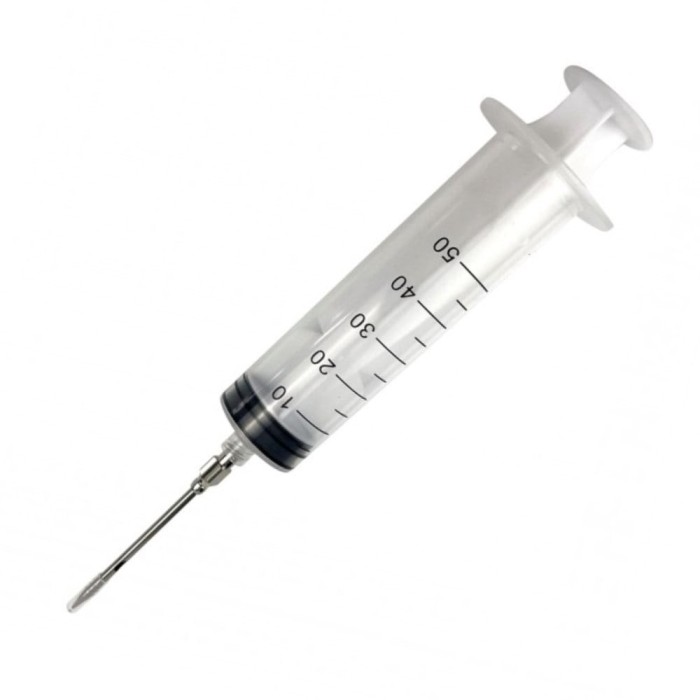 Seringa de bucatarie pentru injectarea si marinarea carnii, 50 ml