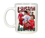 Cana alba personalizata Cristiano Ronaldo, INOVATIX&reg;. 330 ml, Oem