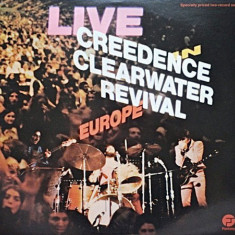 Vinil 2XLP Creedence Clearwater Revival ‎– Live In Europe (-VG)