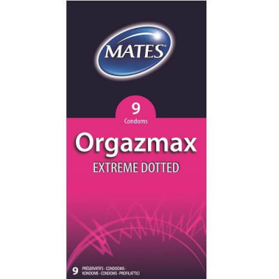 Mates Orgazmax Extreme Dotted Condoms 9 Pack foto
