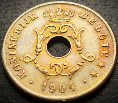 Moneda istorica 10 CENTIMES - BELGIA , anul 1904 * cod 3524 = BELGIE foto