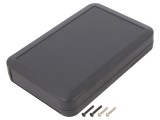 Carcasă universală ABS gri &icirc;nchis 96x145x27mm