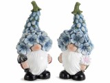 Cumpara ieftin Set 2 figurine polirasina albastra alba Gnomi 11.5x9x24 cm