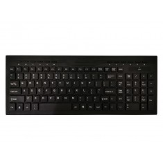 Tastatura universala fara fir elSales ELS-3680 , 117 taste , scurtaturi multimedia , negru