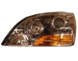 Far Kia Sorento 07.2007-04.2004 TYC partea Dreapta, tip bec H1+H7 fara motoras, semnalizator orange, reglaj electric, cu lupa