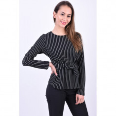 Bluza Pieces Oriak Tie Negru foto