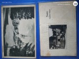 Regalitate Romania, grup doua carti postale superbe Sinaia ,Peles, Circulata, Printata