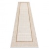 Covor, traversa SISAL SION Cadru 21782 țesute plate ecru / bej, 70x200 cm